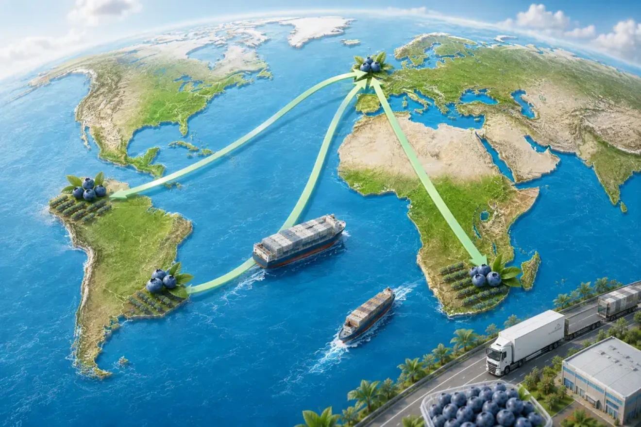 Mirtilli: Europa scavalca Nord America nelle importazioni globali-image