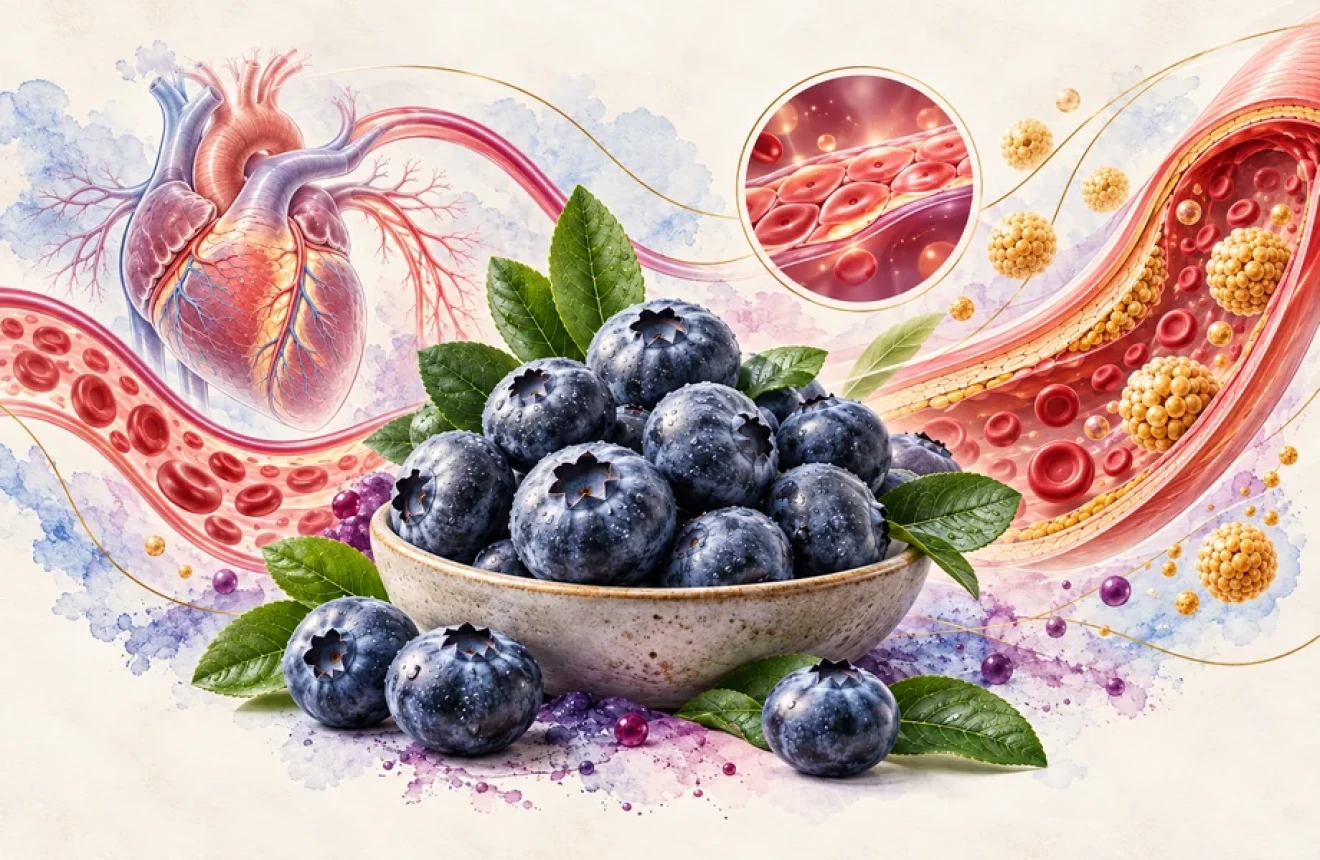 Blueberries and cholesterol: what research says about LDL, triglycerides and cardiovascular health-image