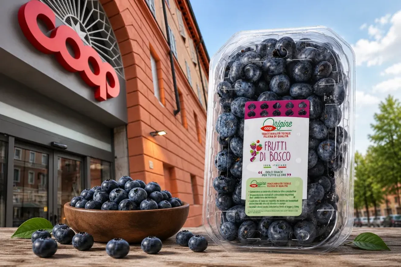 Blueberries: Coop has grown by 42% and accounts for around 8% of the Italian market-image
