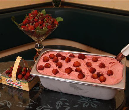Tortona Fragrant Strawberry Sorbet.