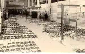 The 'Gabbione,' a market dedicated entirely to the sale of the Tortona strawberry. Photo by Tortona Today.