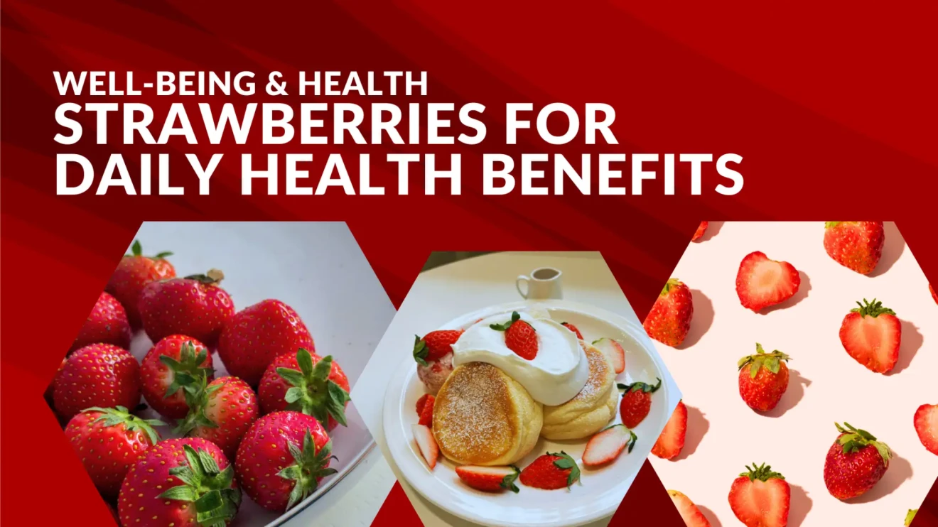 Strawberries: superfruit packed with vitamin C, fiber and antioxidants for daily health benefits-image