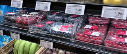 Rincari per i piccoli frutti nella Gdo di Trieste-image