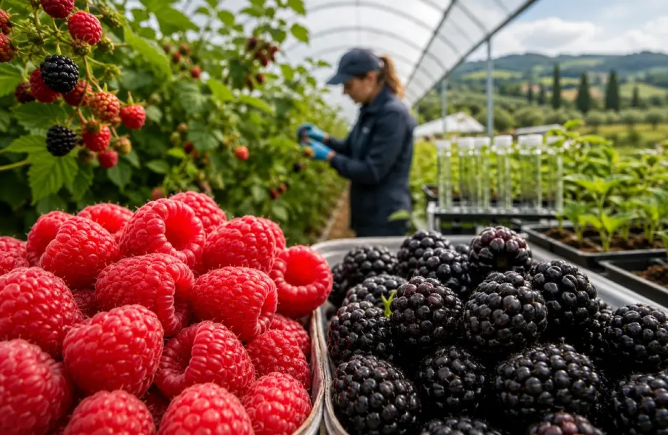 Raspberries and blackberries in Europe: growth, genetic concentration and the new frontier of flavour-image