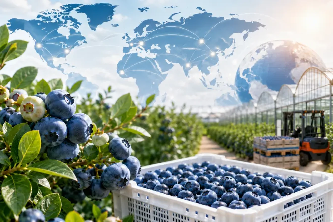 Global blueberries exceed 2 million tonnes: yields, genetics and premium quality drive growth-image