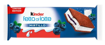 Limited edition al mirtillo di Kinder Fetta al Latte fino a luglio 2025-image