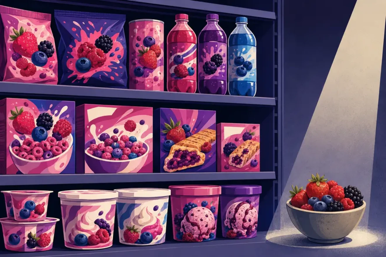 The dark side of Berries as ingredients: when fruit is only marketing-image