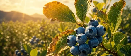 Abiotic stress in blueberries: glycine betaine and polyphenols to protect photosynthesis and quality-image