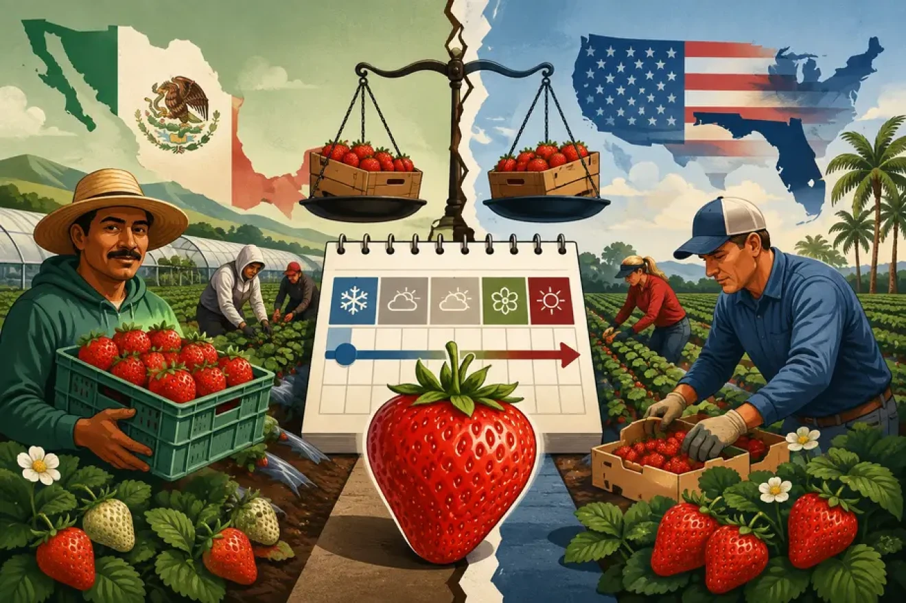 Mexican strawberries in the US: dumping case and Florida growers-image