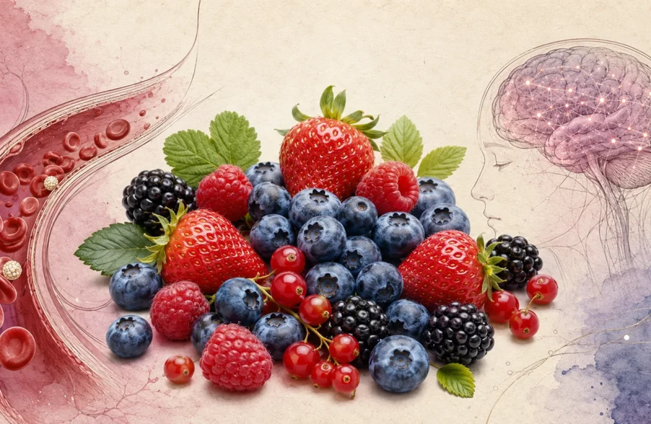 Berries in the diet: potential benefits for heart, metabolic health and cognitive function-image