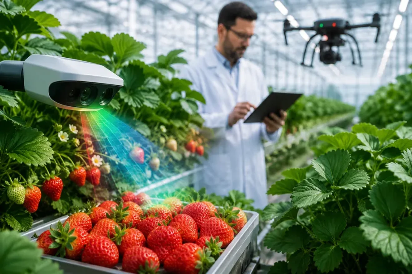 Digital phenotyping in strawberries: data and AI accelerate breeding-image