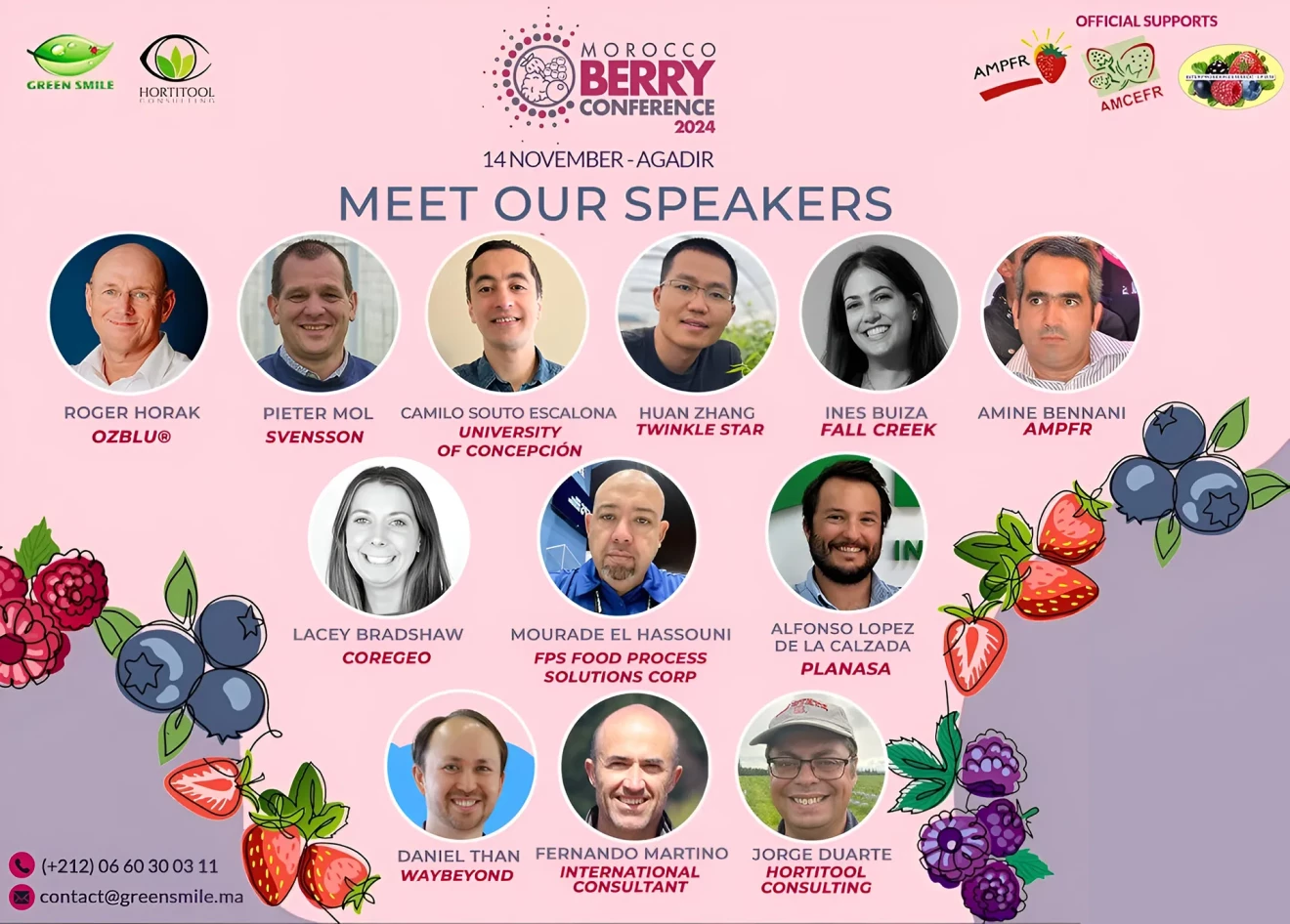 Annunciati i relatori della Morocco Berry Conference 2024 ad Agadir-image