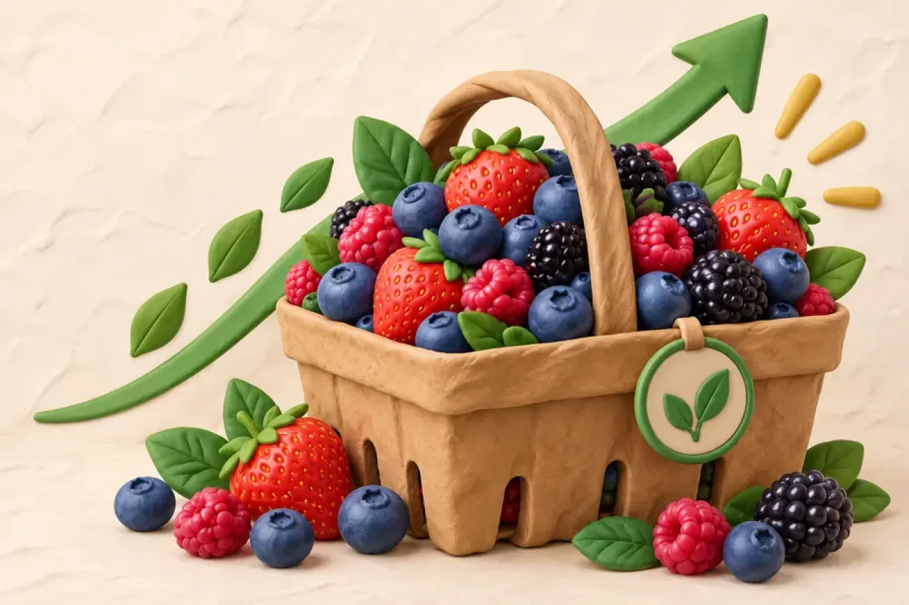 Organic berries are booming in US-image